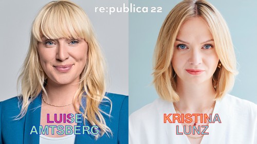 Porträtfoto-Collage von Luise Amtsberg (links) und Kristina Lunz (rechts)